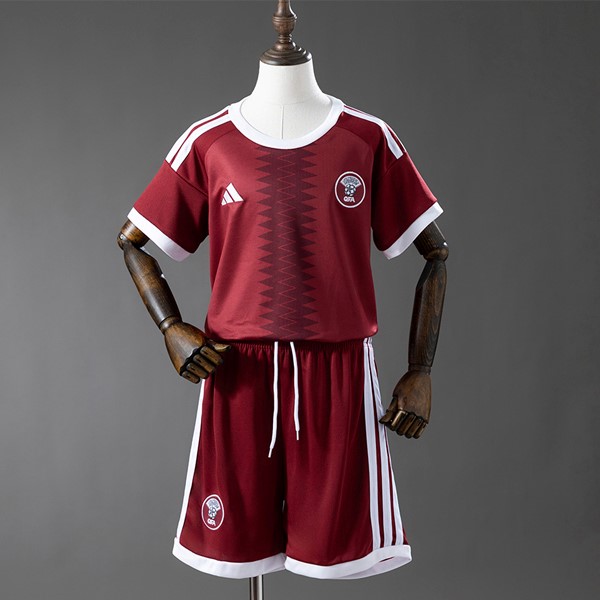 Camiseta Qatar 1ª Niño 2026